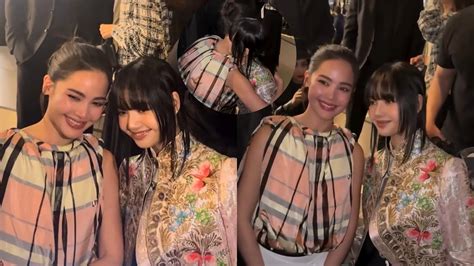 ญาญ่า ลิซ่า เจอกันและถ่ายรูปด้วย ดีใจมาก Yaya Lisa meet at LV event.